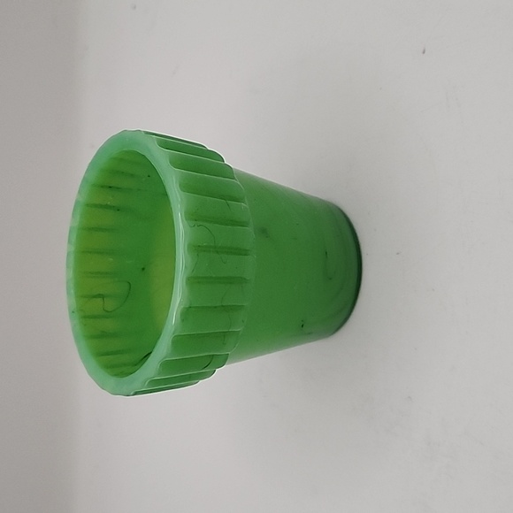 Vintage Jadite Mini Flower Pot 2.25" - Picture 2 of 9